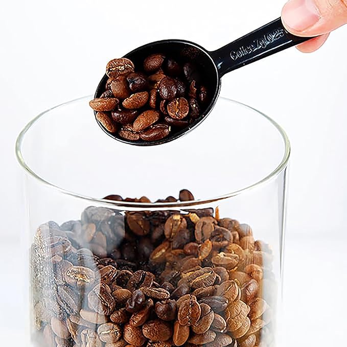 12PCS 7g Tablespoon Scoop Plastic Coffee Bean Measuring Spoon Black Coffee - Image 5