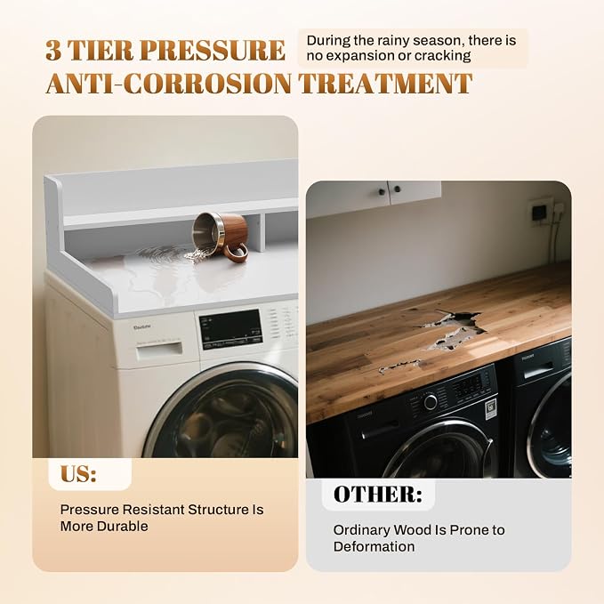 GCCSJ 2-Tier Washer Dryer Countertop - Image 5