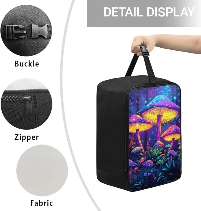 Glowing Mushroom Portable Steamer Iron Storage Bag - Image 5