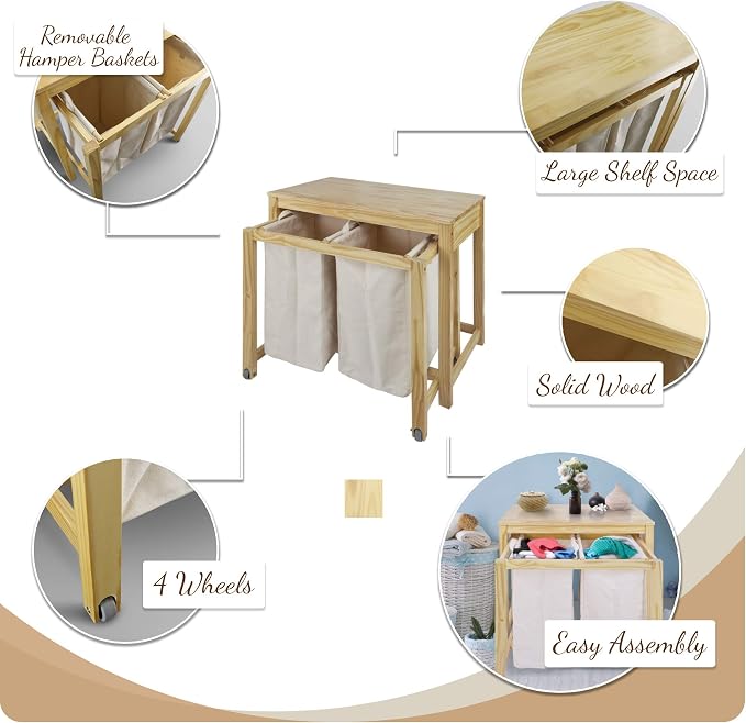 Casual Home Eco Home Laundry Prep Hamper - Image 3