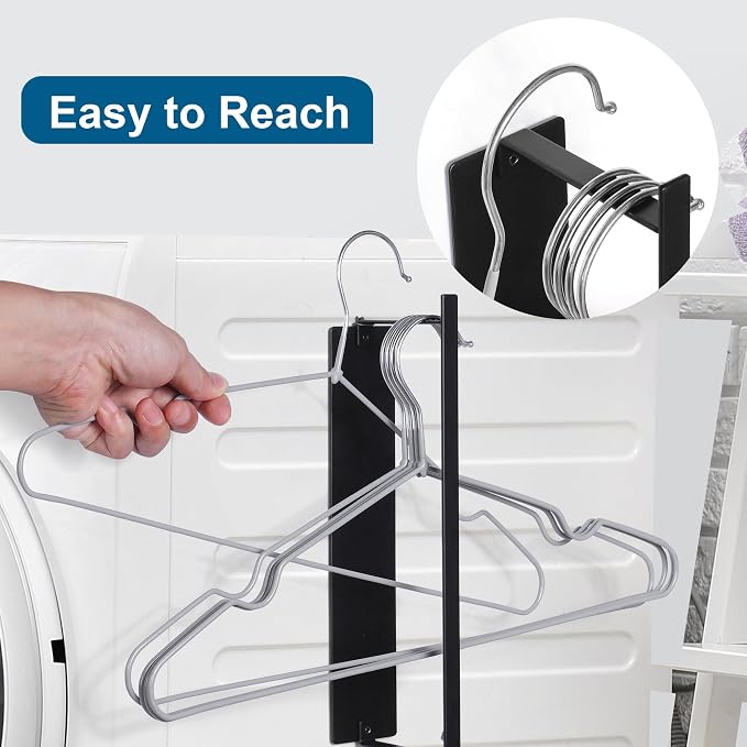 Magnetic Hanger Organizer Stacker, Clothes Hanger Storage Rack - Image 5