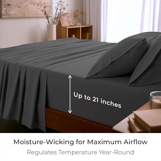 Mellanni California King Sheet Set - Image 4
