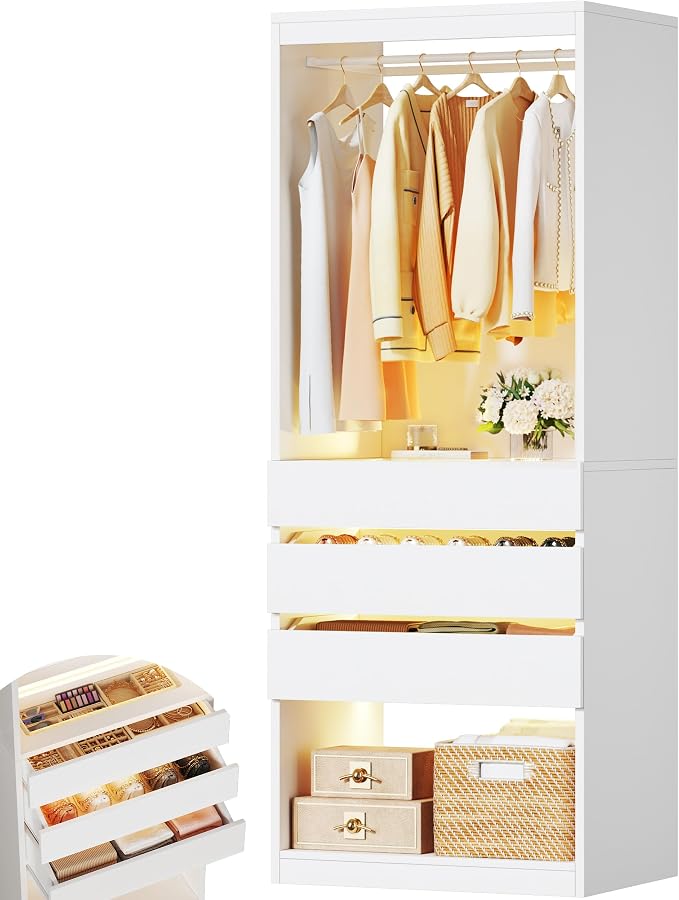 Freestanding 2FT Closet System by HUAHUU