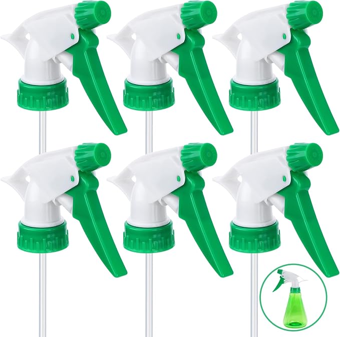 6Pcs Spray Bottle Replacement Nozzle- Reusable Quality Trigger Spray Nozzles by MADHOLLY