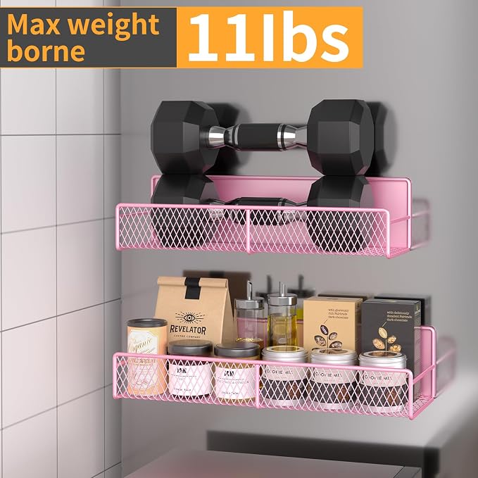 Magnetic Spice Rack for Refrigerator, 4 Pack 100% Metal Strong Magnet Fridge - Image 3