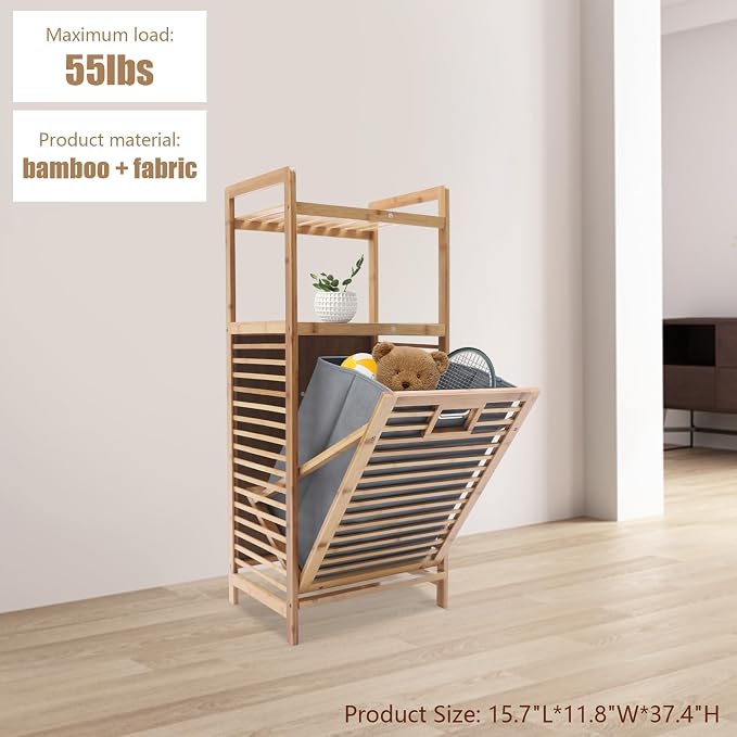 Laundry Hamper Laundry Cabinet - Image 2