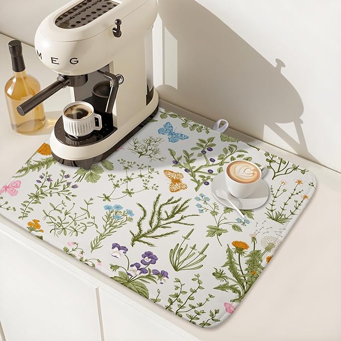 Kawani Wild Flowers Plant Dish Drying Mats - Image 7