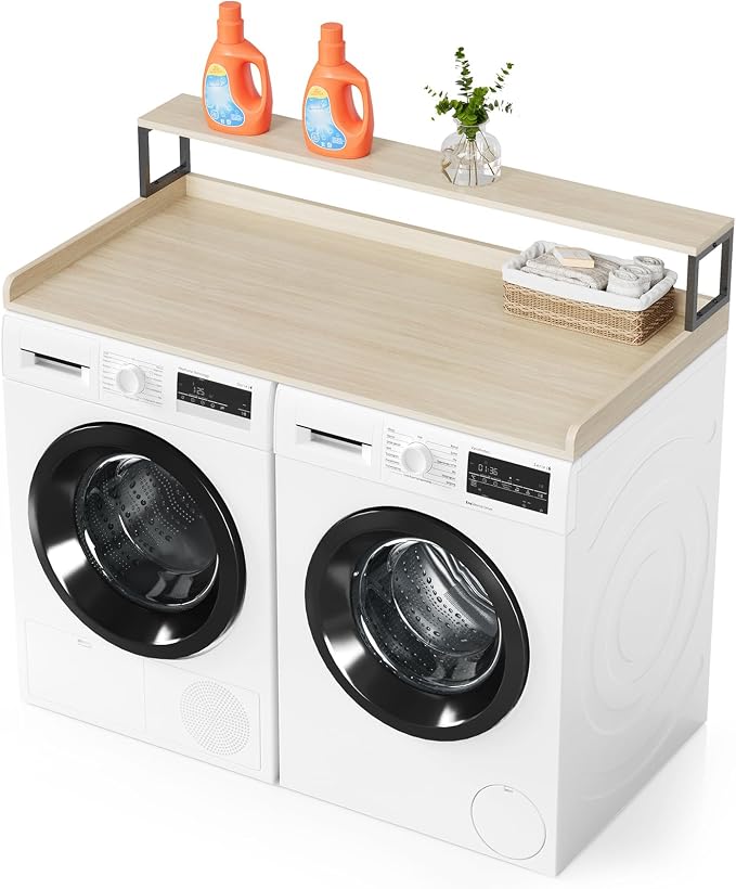 SpaceAid 2-Tier Washer Dryer Countertop, Laundry Topper by SpaceAid