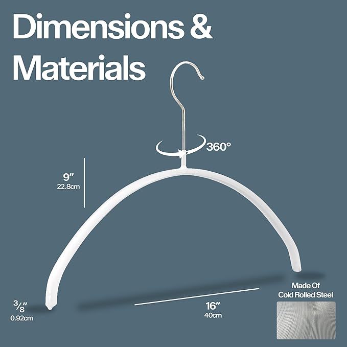 MAWA Euro Series Non-Slip Space Saving Clothes Hanger - Image 5