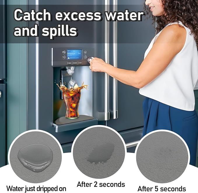 LOPNUR Refrigerator Drip Tray Catcher 2 Pack - Image 2