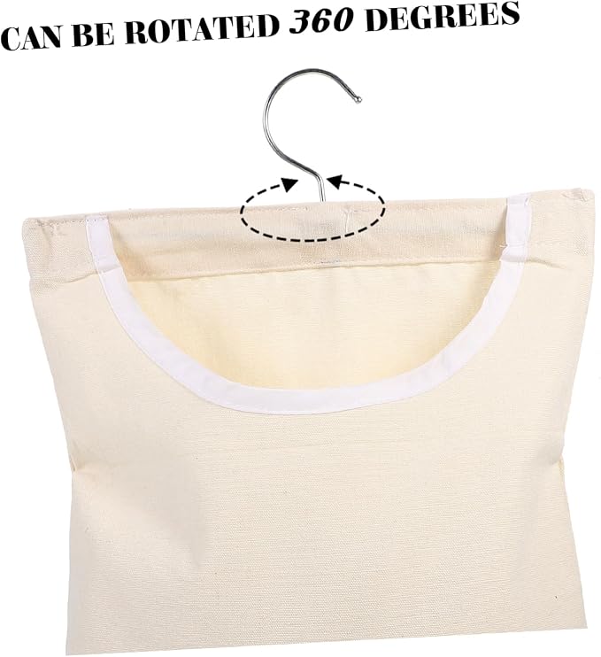 Ciieeo 3pcs Clothespin Storage Bag Opening Laundry Clip Organizer Pouch - Image 9