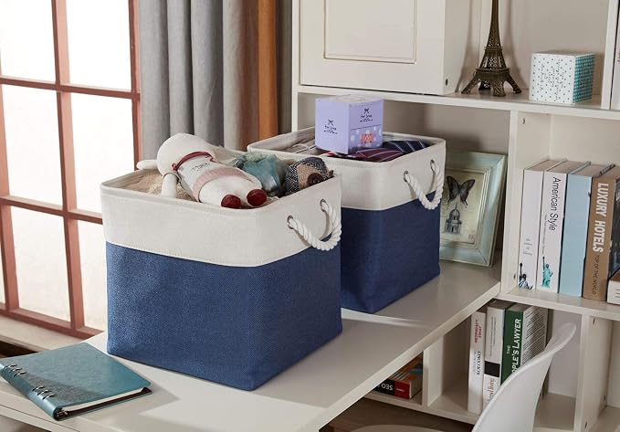 DECOMOMO Cube Storage Bins 13x13 Storage Cubes - Image 8