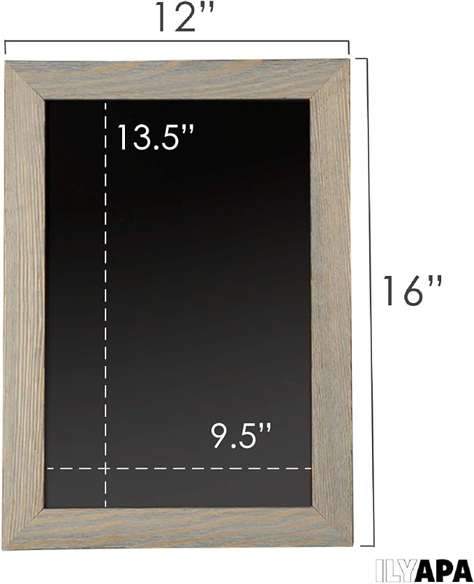 Ilyapa Rustic Wooden Magnetic Kitchen Chalkboard Sign - Image 2