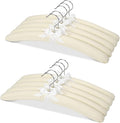 JS Padded Hangers 10 Pack, Thick Foam Cushioned Clothes Hangers by Unknown