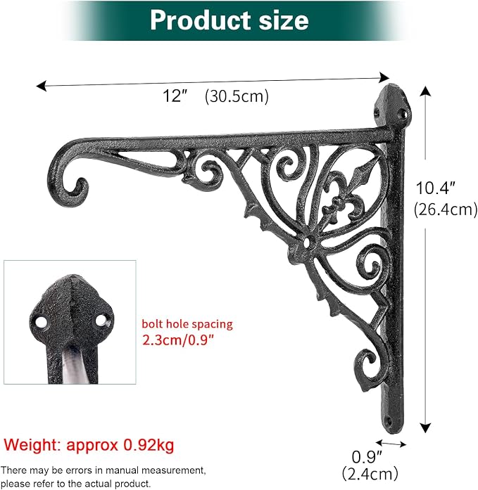 Sungmor Decorative Cast Iron Wall Bracket - Image 4
