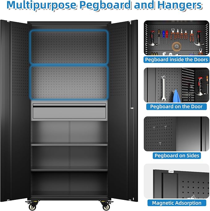 Aobabo 71" H Metal Storage Cabinet - Image 5