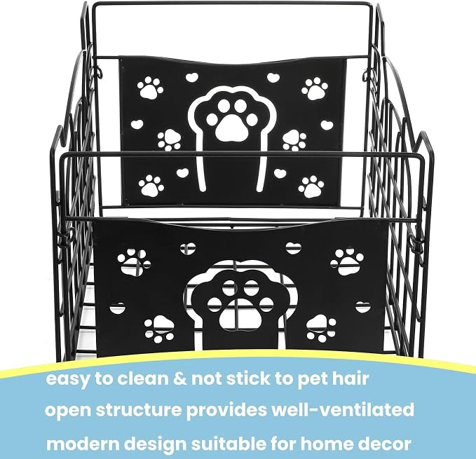 14" Large Wire Baskets for Organizing, Metal Open Storage Bin - Image 3