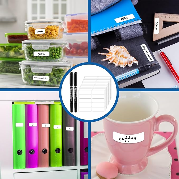 100Pcs Clothing Labels No Iron Waterproof Self-Stick Fabric Labels - Image 4
