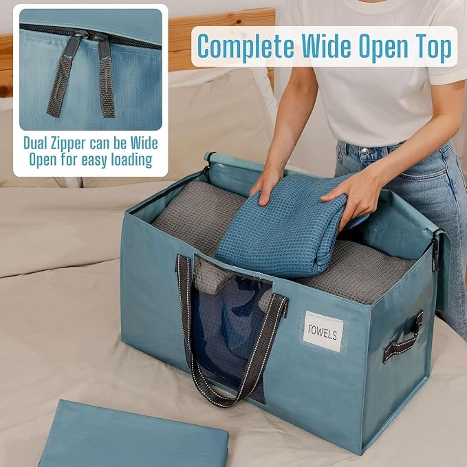 VENO 2 Pack Moving Bags, Comforter and Blanket Storage Bags - Image 5