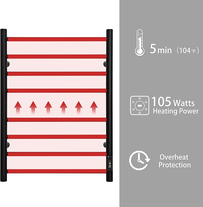 KEG Towel Warmer Wall Mounted - Image 2