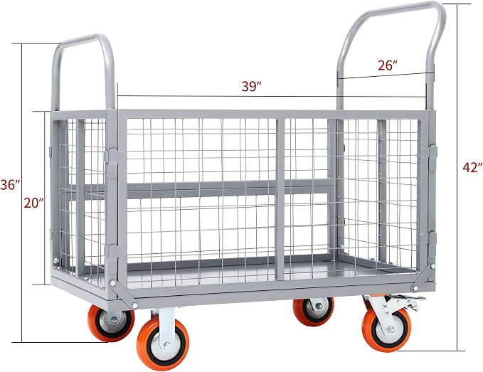 YITAMOTOR 2000lbs Platform Truck Cart - Image 8