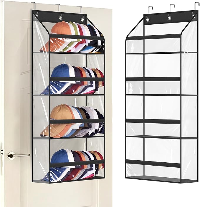 AOODA Clear Over the Door Hat Racks by AOODA