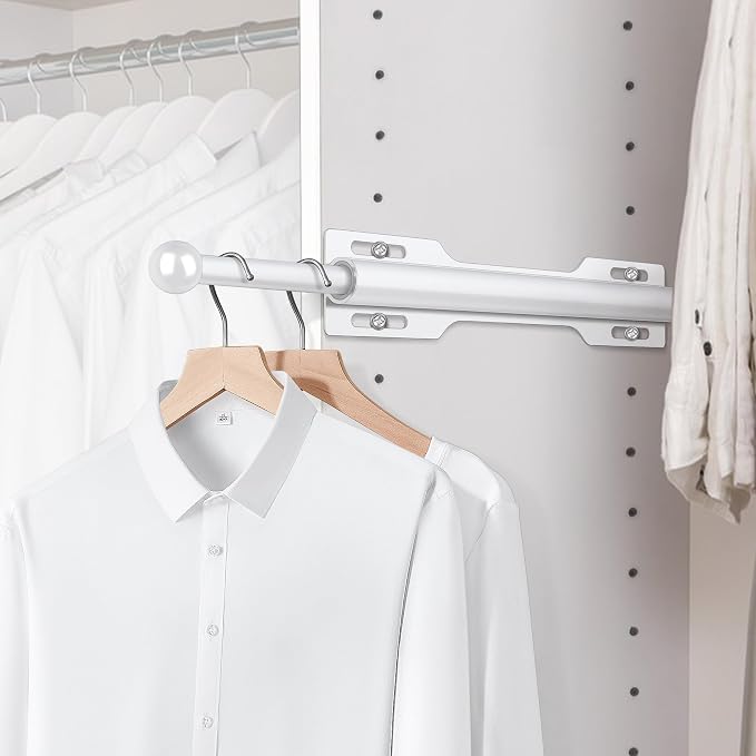 FIRJOY 12" Valet Rod for Closet Pull Out - Image 2