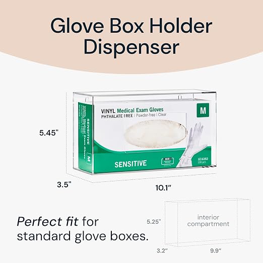 Acrylic Disposable Glove Box Dispenser - Image 3