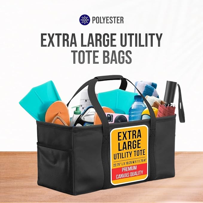 Extra Large Utility Tote Bag - Image 7