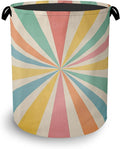 Boho Abstract Geometric Laundry Basket, Foldable by Unknown