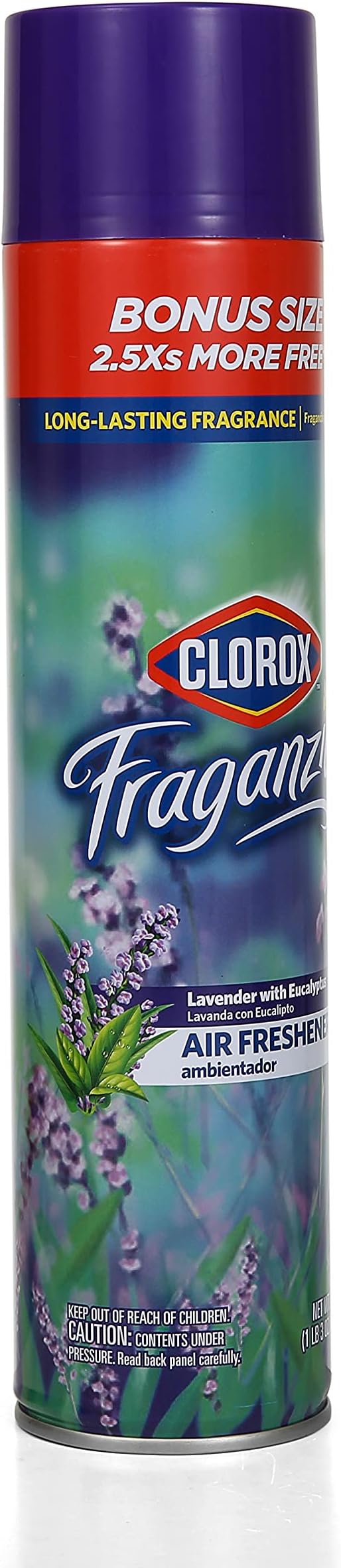 Clorox Fraganzia Aerosol Air Freshener in Lavender - Image 2