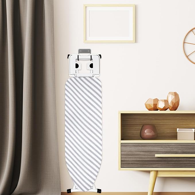 Ironing Board Wall Mount Holder Metal Hanging Rack Iron Holder - Image 9