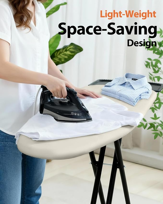Full Size Ironing Board, Extra wide Foldable Iron Board, Heavy Duty Iron Rest - Image 7