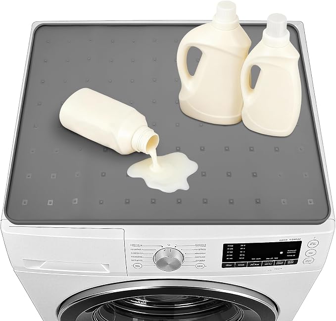 1 Pack 26" x 26" Washer and Dryer Topper, Silicone Washer Dryer Countertop by Unknown