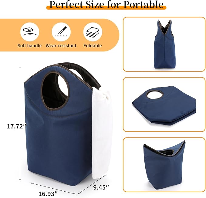 Foldable Storage Hamper Bag - Image 2