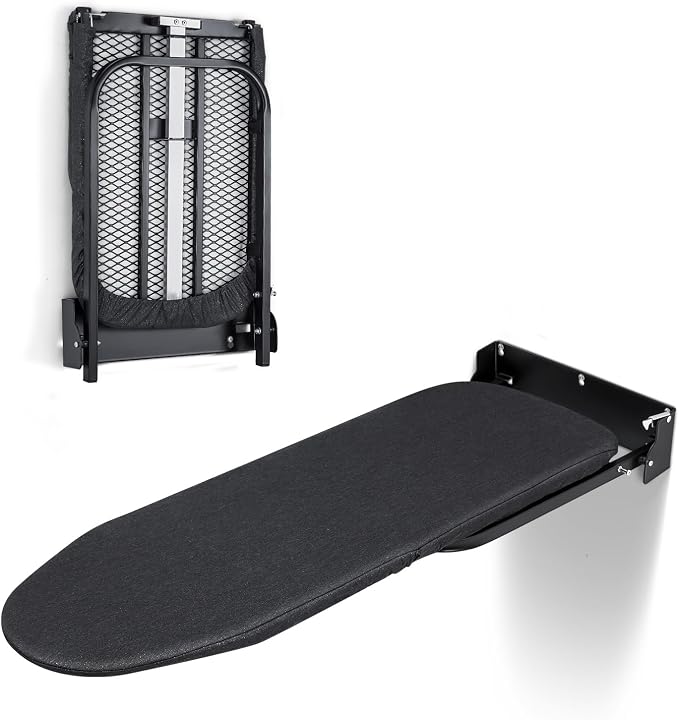 Duwee 12"×36" Wall Mounted Ironing Board, Folding Ironing Board Cabinet by Duwee