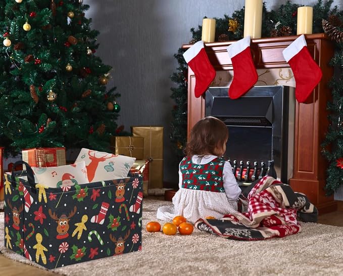 Rectangular Christmas Basket Tree Gift Baskets - Image 2