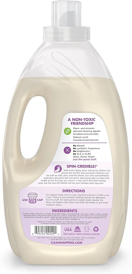 Better Life Natural Concentrated Laundry DetergeJuniper Grapefruit, 64 loads - Image 2