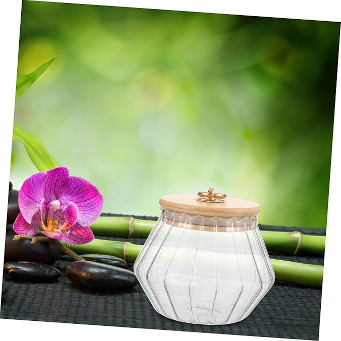 Storage Canister for Laundry Powder Refillable Container Lid Stylish Glass and - Image 9