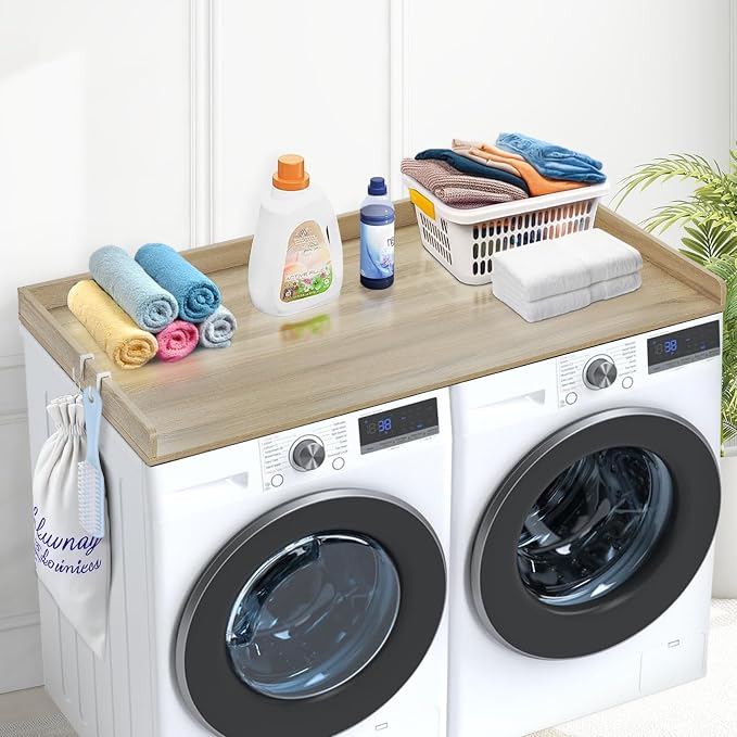 VEVOR Washer Dryer Countertop, Water-Resistant Laundry Machine Topper Cover - Image 8