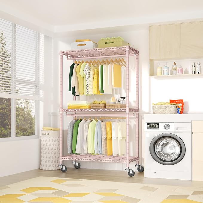 FUTASSI P3 Rolling Clothes Rack, Clothing Racks - Image 3