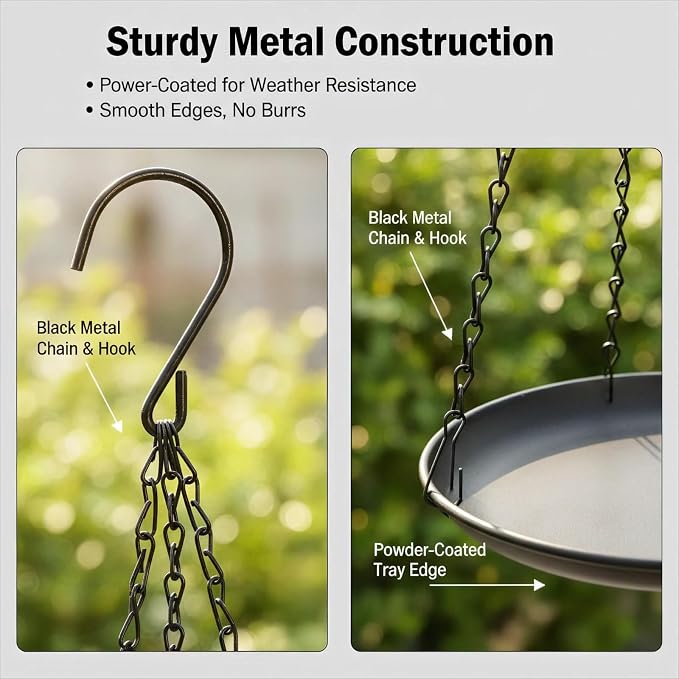 Heavy Duty Metal Hanging Planters - Image 4