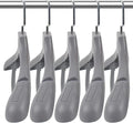 DEDU Suit Hangers for Men 10 Pack, Thick Plastic by DEDU