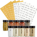 Talented Kitchen 272 Spice Labels Stickers, Water Resistant by TalentedKitchen