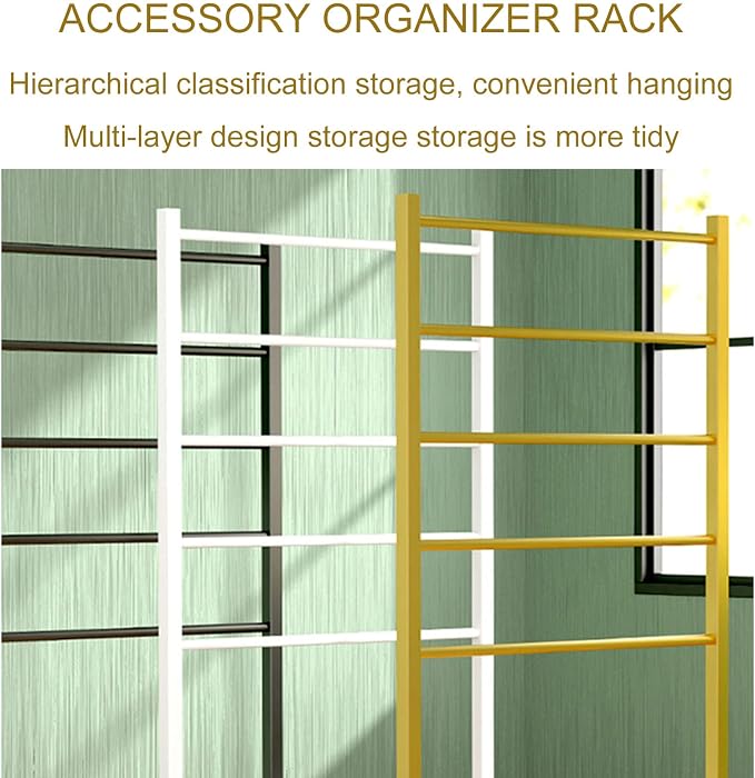 Moden Metal Garment Rack Retail Display Scarf Hanger, Freestanding Scarf Holder - Image 5