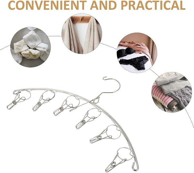 SMASOLO Multi-Purpose Stainless Steel Clothes Drying Hanger - Image 8