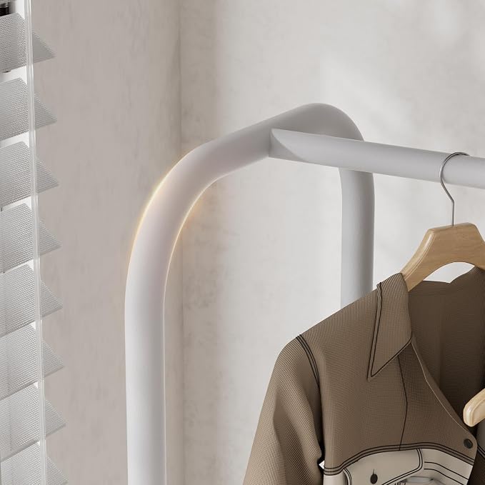 SINGAYE Clothes Garment Coat Rack Drying Clothing Racks Metal Freestanding - Image 4