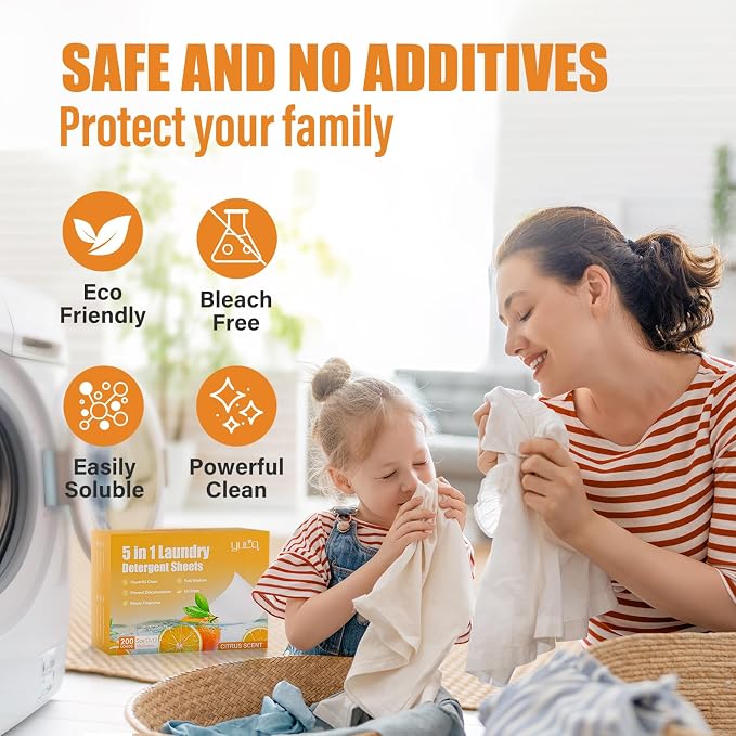 YUCO Laundry Detergent Sheets-Liquidless Eco-Friendly Travel Laundry Sheets - Image 4