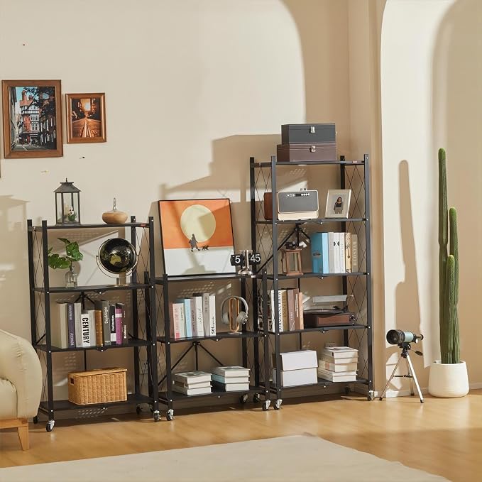 DEANIC 4 Tier Foldable Storage Shelves - Image 2