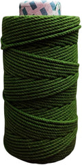 Maker's Craft Natural Macrame Cord 5mm X 109 Yards Twisted Dyed Colors by MakersCraft